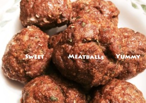 sweet meatballs 