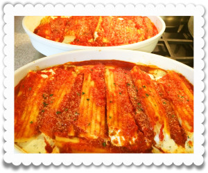 Homemade Manicotti