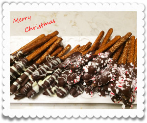 choc covered pretzels 