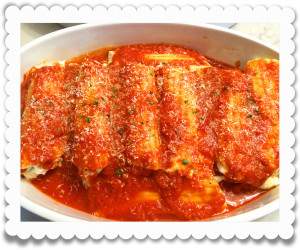 manicotti with sauce single ready for oven edited