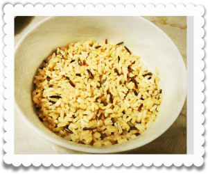 Brown rice/ wild rice